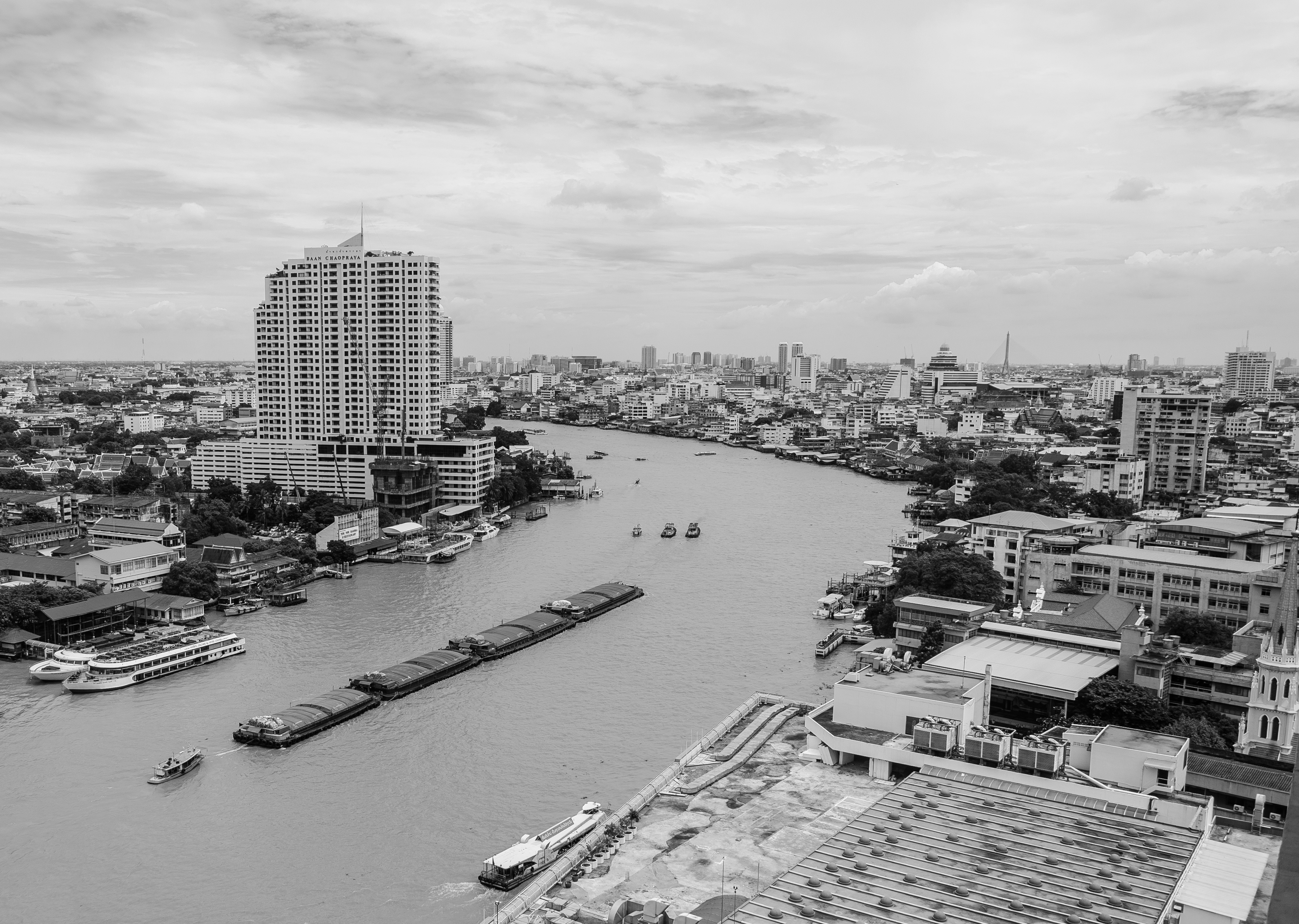 Bangkok City Chao Phraya River Street Photography Thailand