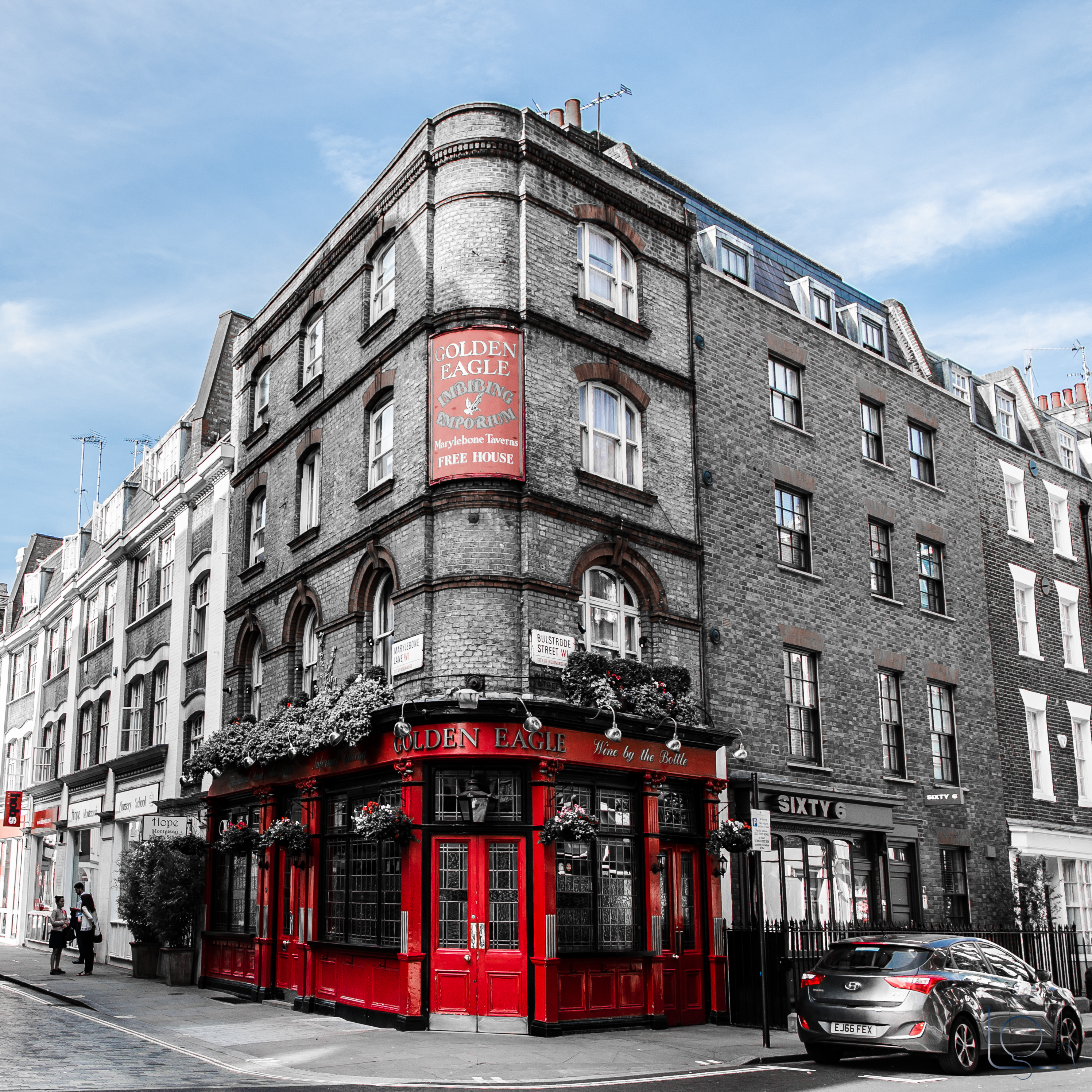London Golden Eagle Pub City Street Photography