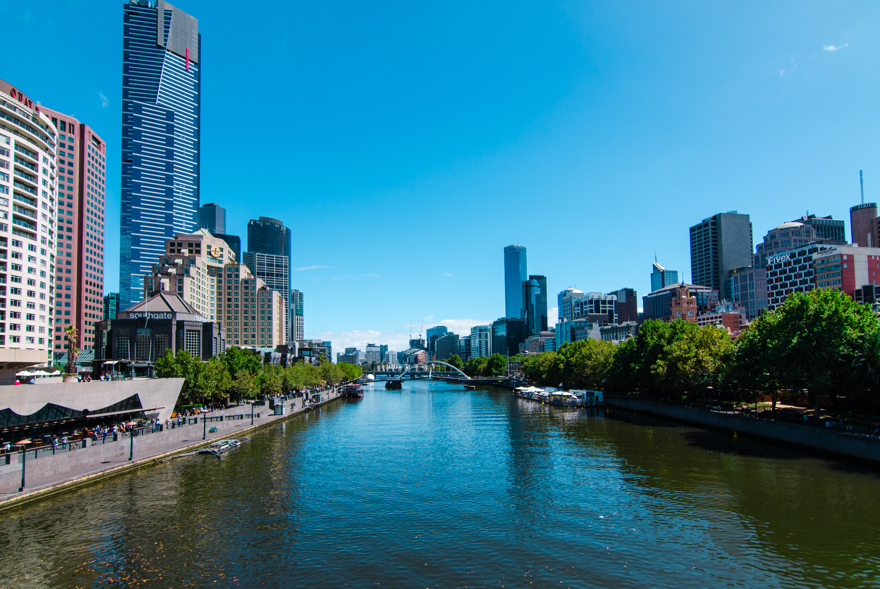 Melbourne Yarra River City Buildings Street Photography