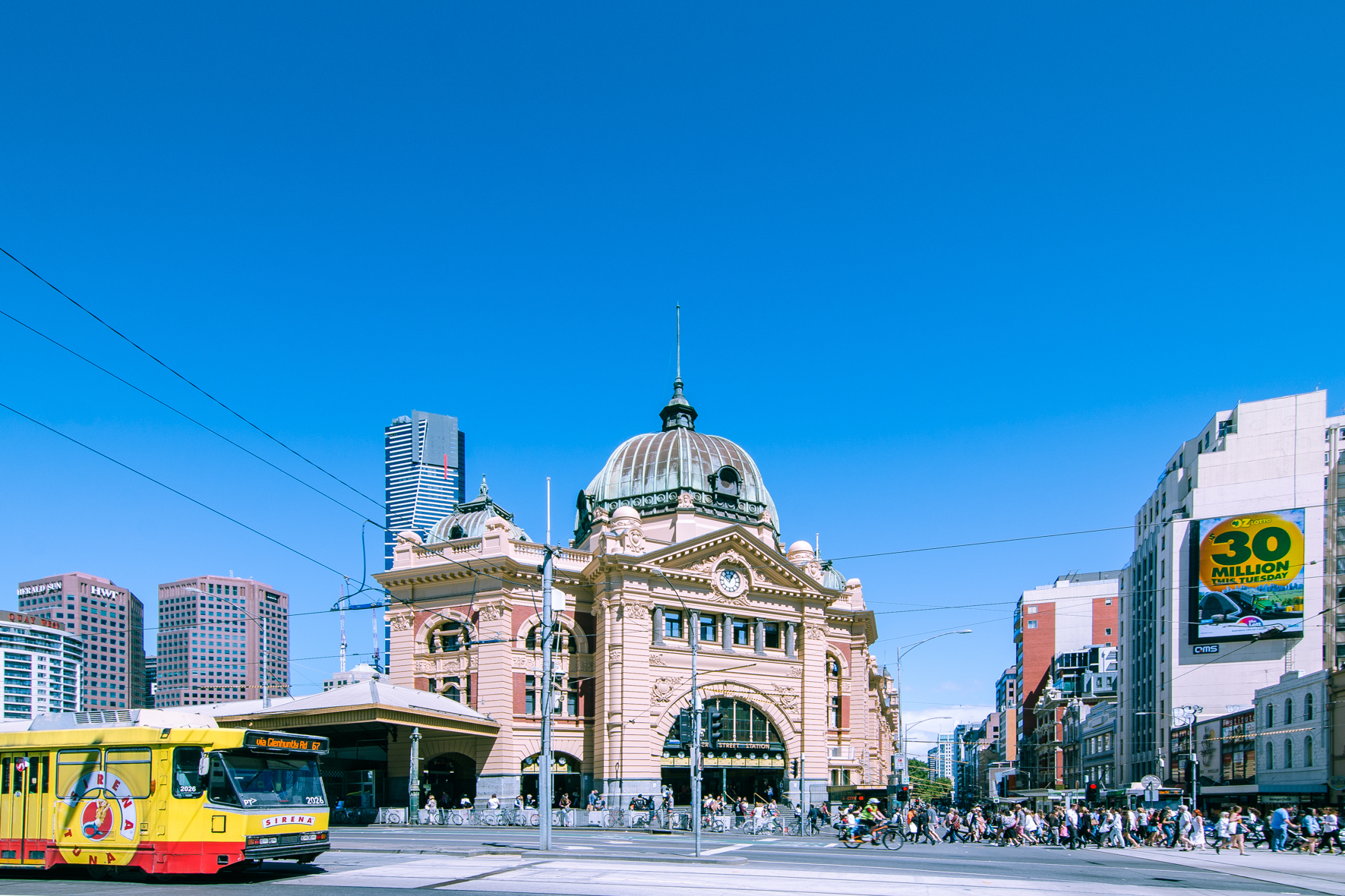 Melbourne Flinders Station City Street Photography