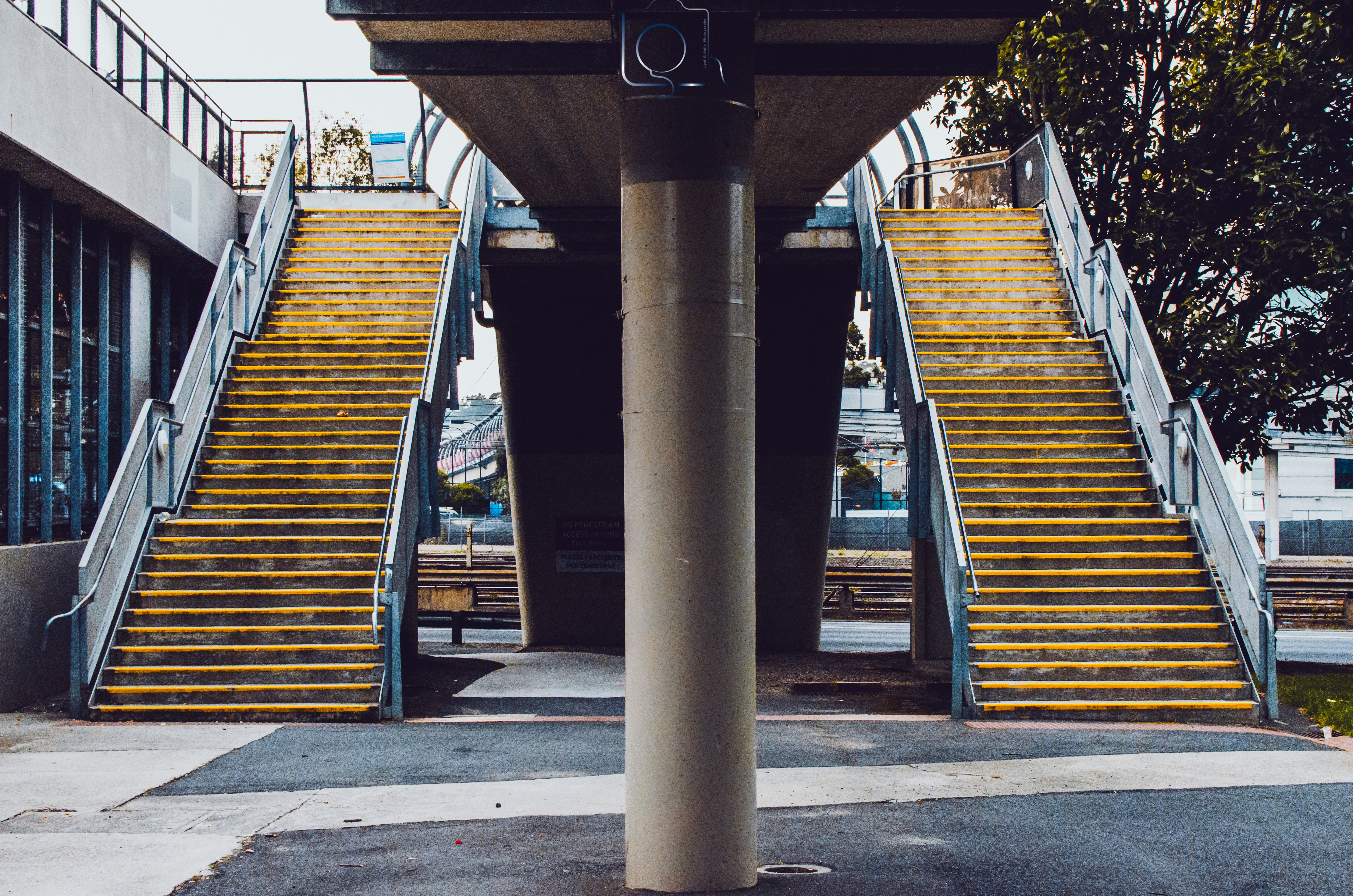 Twin stairs Melbourne City Street Photography